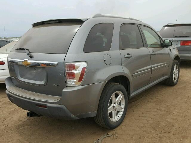 2CNDL73F766161300 - 2006 CHEVROLET EQUINOX GRAY photo 4