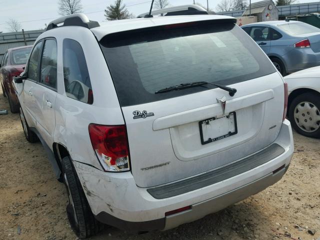 2CKDL43F296211391 - 2009 PONTIAC TORRENT WHITE photo 3