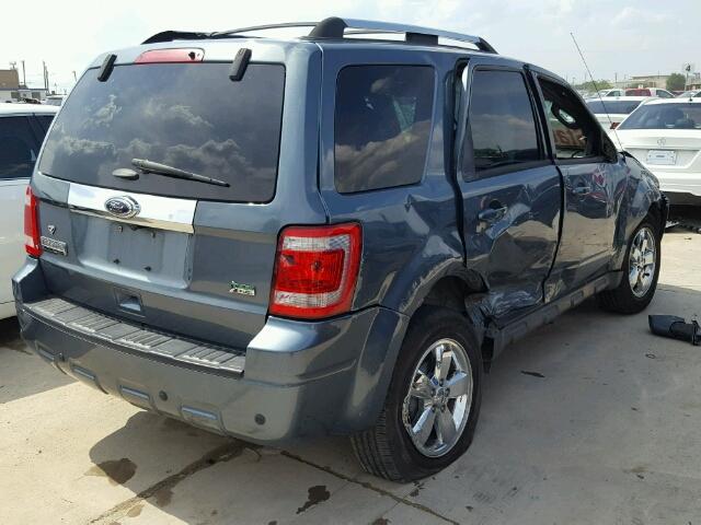 1FMCU0EG3CKB65911 - 2012 FORD ESCAPE GRAY photo 4