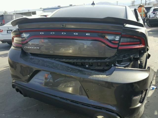 2C3CDXEJ3HH636869 - 2017 DODGE CHARGER SR CHARCOAL photo 10