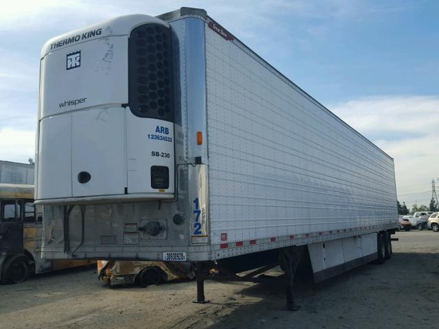 1GRAA0623EW702172 - 2014 GREAT DANE TRAILER 53 REEFER WHITE photo 3