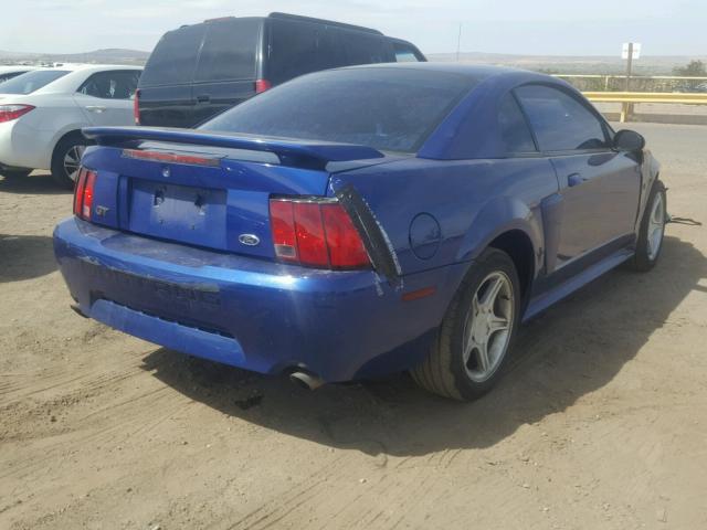 1FAFP42X33F387626 - 2003 FORD MUSTANG GT BLUE photo 4