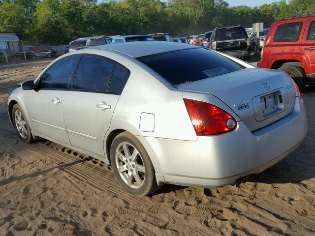 1N4BA41E54C879514 - 2004 NISSAN MAXIMA SE SILVER photo 3