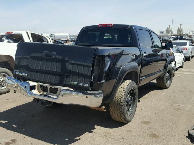 5TFHW5F10DX315294 - 2013 TOYOTA TUNDRA CRE BLACK photo 4