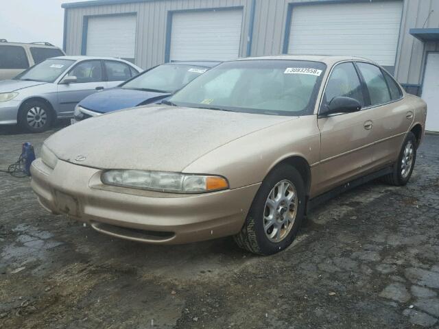 1G3WH52H12F140660 - 2002 OLDSMOBILE INTRIGUE G GOLD photo 2