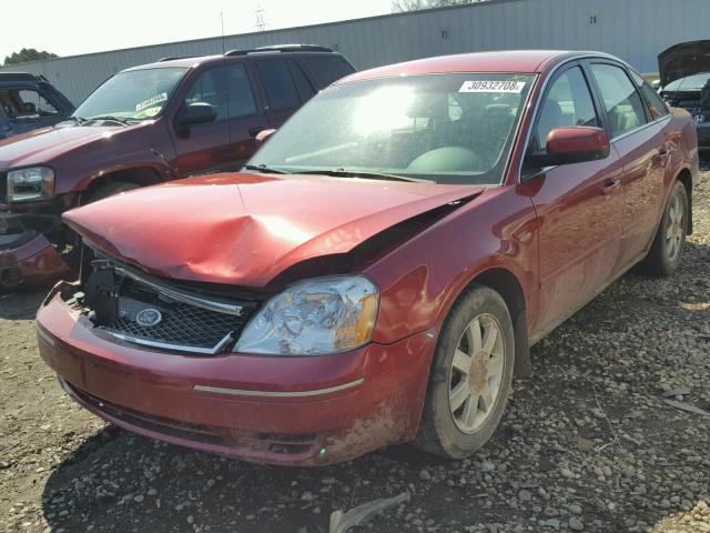 1FAFP23145G106767 - 2005 FORD FIVE HUNDR RED photo 2