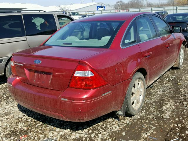 1FAFP23145G106767 - 2005 FORD FIVE HUNDR RED photo 4