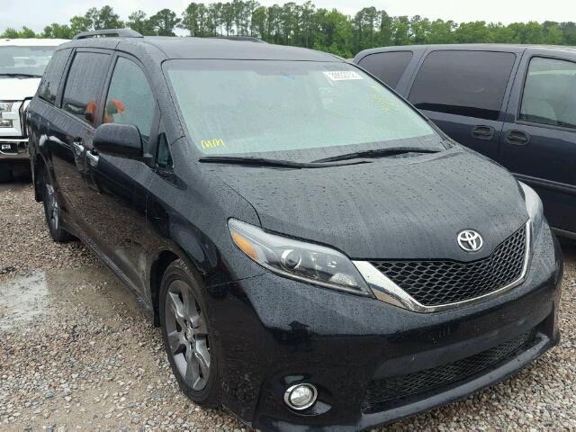 5TDXK3DC6FS685626 - 2015 TOYOTA SIENNA SPO BLACK photo 1