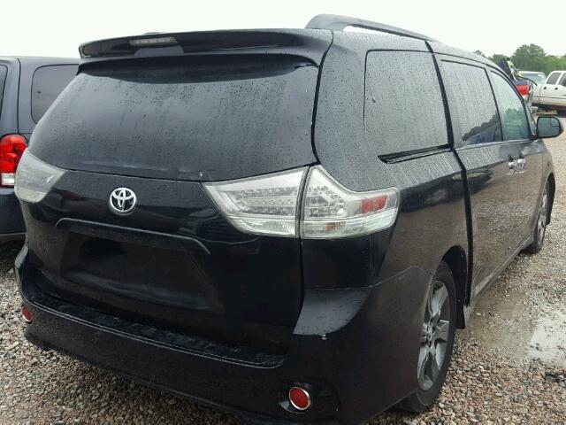 5TDXK3DC6FS685626 - 2015 TOYOTA SIENNA SPO BLACK photo 4