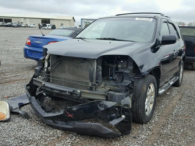 2HNYD18895H548924 - 2005 ACURA MDX TOURIN BLACK photo 2