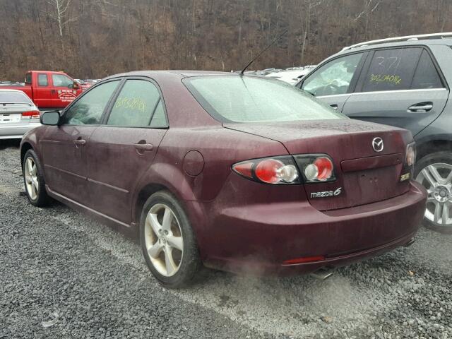 1YVHP80C785M29491 - 2008 MAZDA 6 I RED photo 3