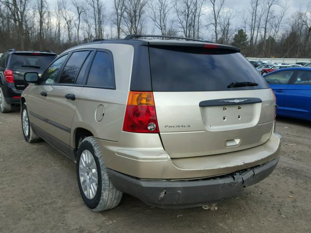 2A4GM48476R610147 - 2006 CHRYSLER PACIFICA GOLD photo 3