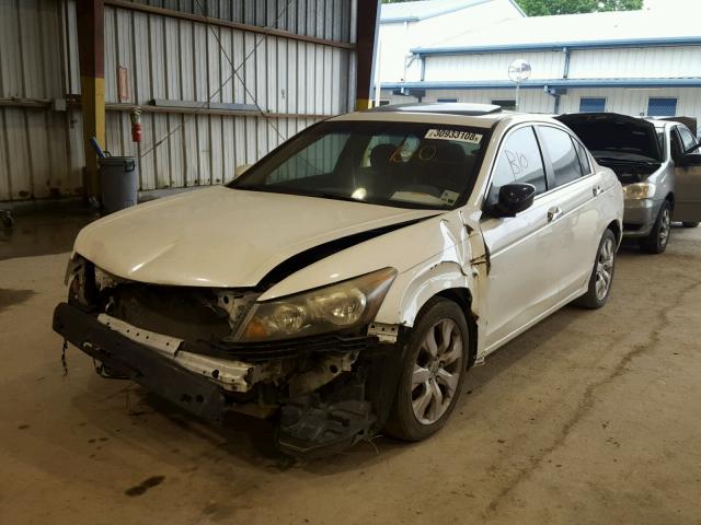 1HGCP36768A047054 - 2008 HONDA ACCORD EX WHITE photo 2