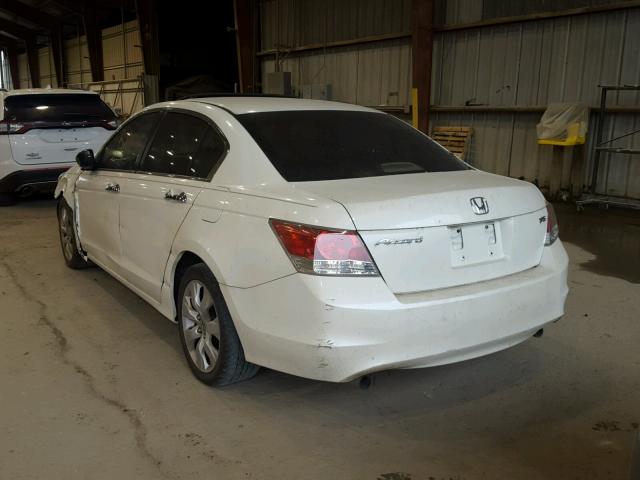 1HGCP36768A047054 - 2008 HONDA ACCORD EX WHITE photo 3