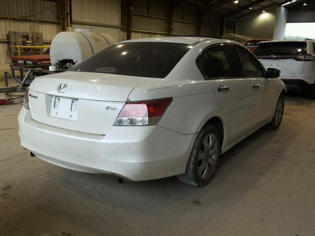 1HGCP36768A047054 - 2008 HONDA ACCORD EX WHITE photo 4