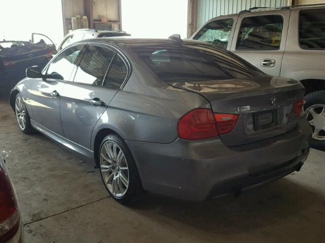 WBAPL5C51BA742721 - 2011 BMW 335 XI GRAY photo 3