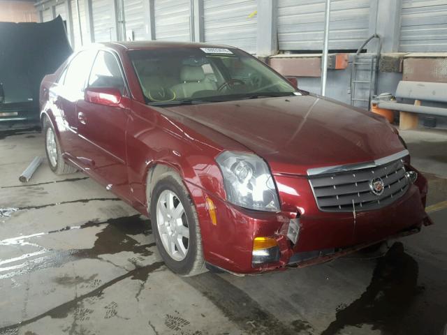 1G6DP577860116703 - 2006 CADILLAC CTS HI FEA BURGUNDY photo 1