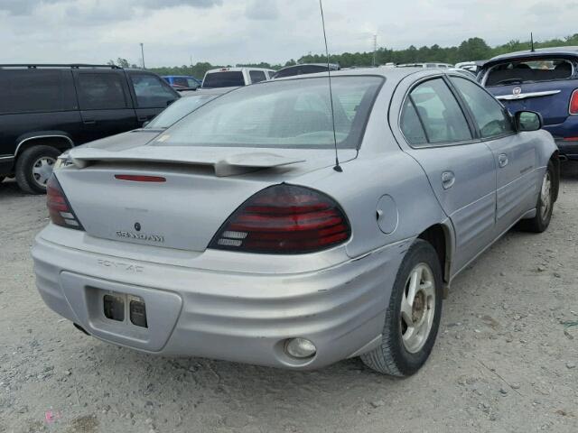1G2NE52EXXM830487 - 1999 PONTIAC GRAND AM S 灰色 照片 4