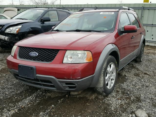 1FMZK01125GA77553 - 2005 FORD FREESTYLE RED photo 2