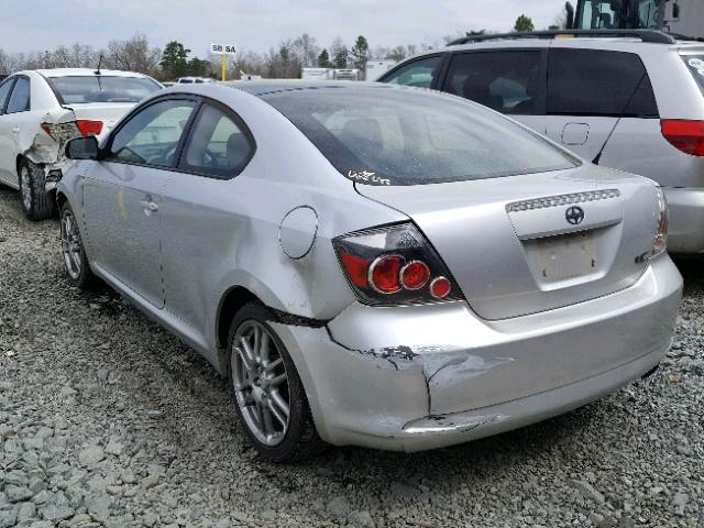 JTKDE167980235143 - 2008 TOYOTA SCION TC 银色 照片 3