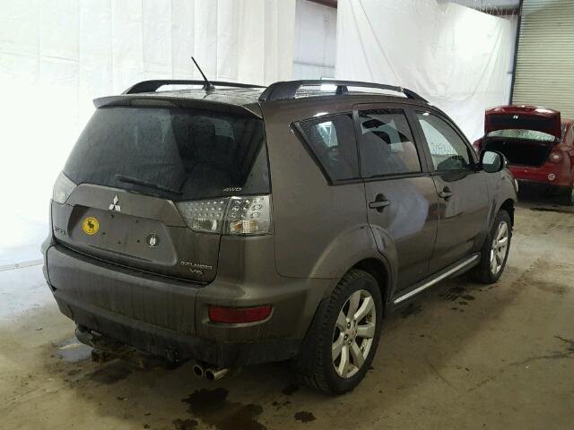 JA4JT4AX9AZ007406 - 2010 MITSUBISHI OUTLANDER CHARCOAL photo 4