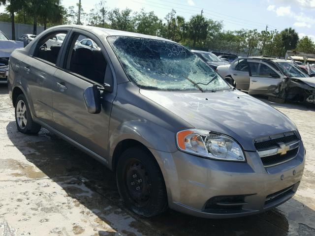 KL1TD5DE3BB142863 - 2011 CHEVROLET AVEO LS GRAY photo 1