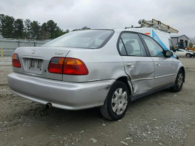 2HGEJ6611YH571852 - 2000 HONDA CIVIC BASE SILVER photo 4