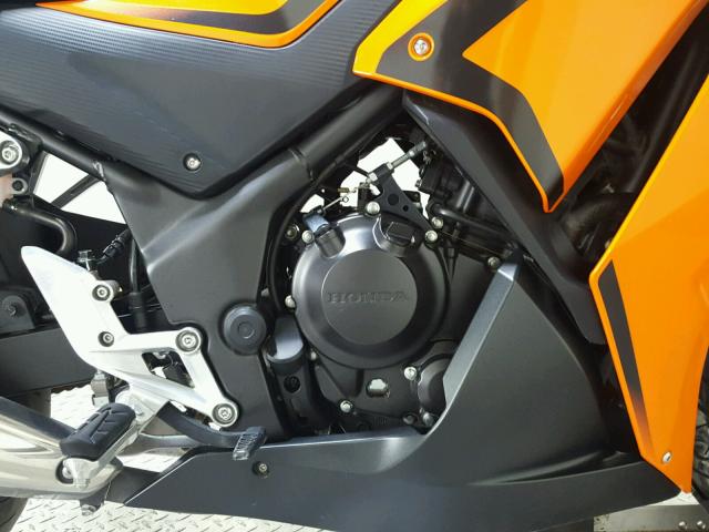 MLHNC5103G5201359 - 2016 HONDA CBR300 R ORANGE photo 12