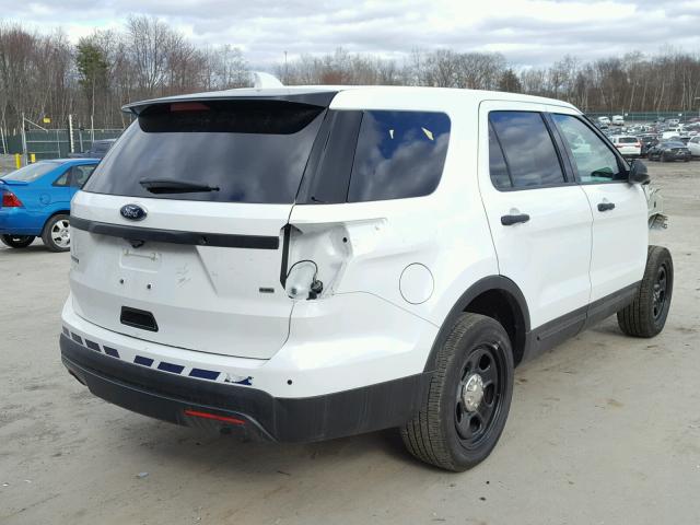 1FM5K8AR2HGD59246 - 2017 FORD EXPLORER P WHITE photo 4