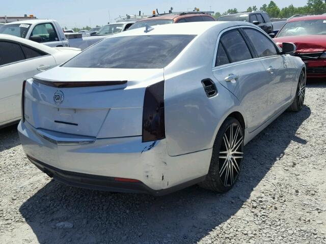 1G6AB5RA5D0147012 - 2013 CADILLAC ATS LUXURY SILVER photo 4