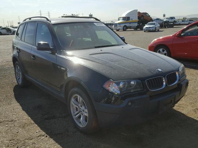 WBXPA93495WD16490 - 2005 BMW X3 3.0I BLACK photo 1