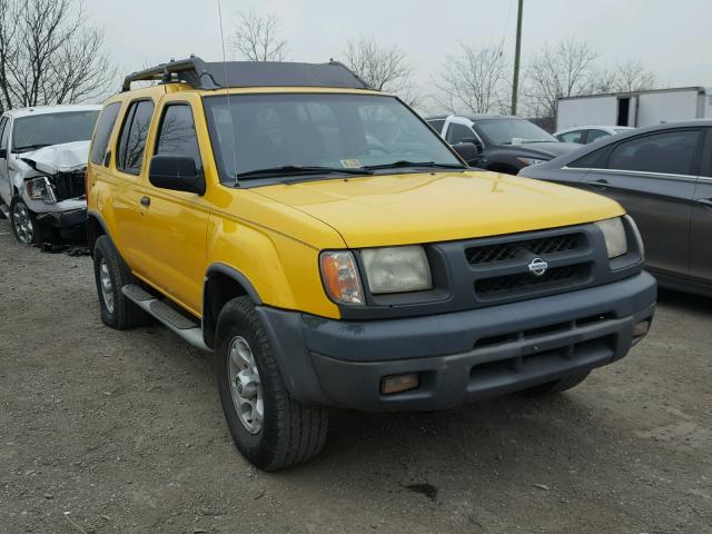 5N1ED28T1YC593670 - 2000 NISSAN XTERRA XE YELLOW photo 1