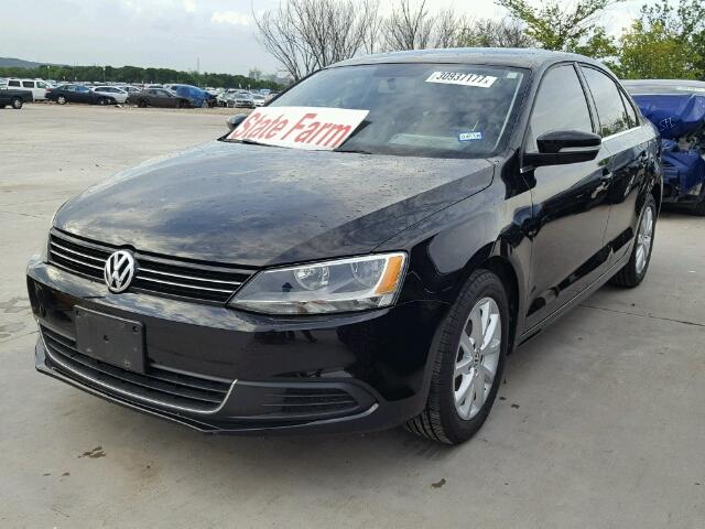 3VWDX7AJ6DM267981 - 2013 VOLKSWAGEN JETTA SE BLACK photo 2