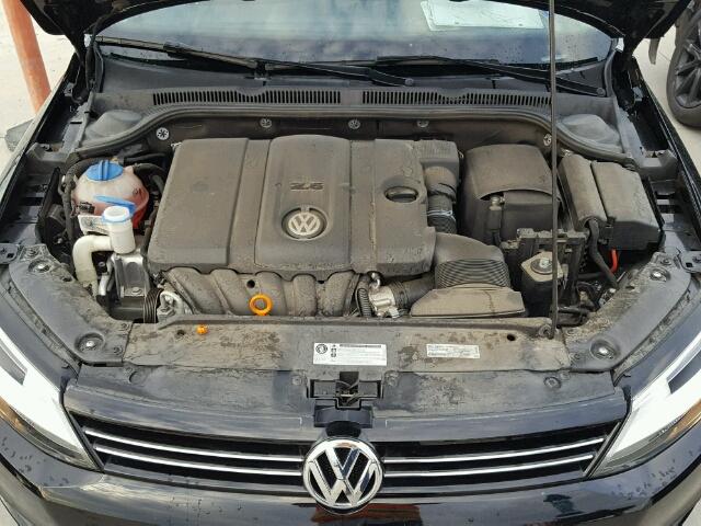 3VWDX7AJ6DM267981 - 2013 VOLKSWAGEN JETTA SE BLACK photo 7