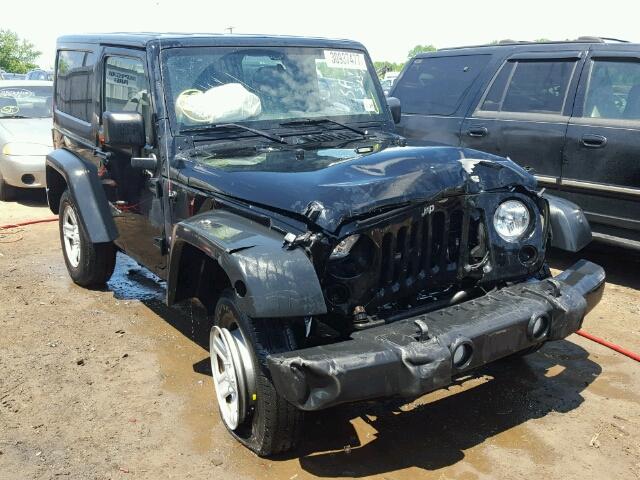 1C4AJWAG0DL693480 - 2013 JEEP WRANGLER S BLACK photo 1