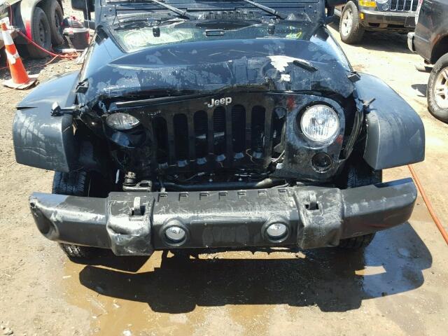 1C4AJWAG0DL693480 - 2013 JEEP WRANGLER S BLACK photo 7