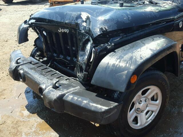 1C4AJWAG0DL693480 - 2013 JEEP WRANGLER S BLACK photo 9