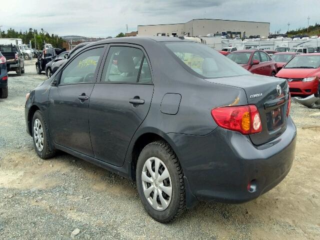 2T1BU4EE0AC435777 - 2010 TOYOTA COROLLA BA GRAY photo 3