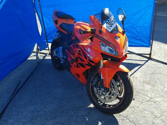 JH2PC37076M309132 - 2006 HONDA CBR600 RR ORANGE photo 1