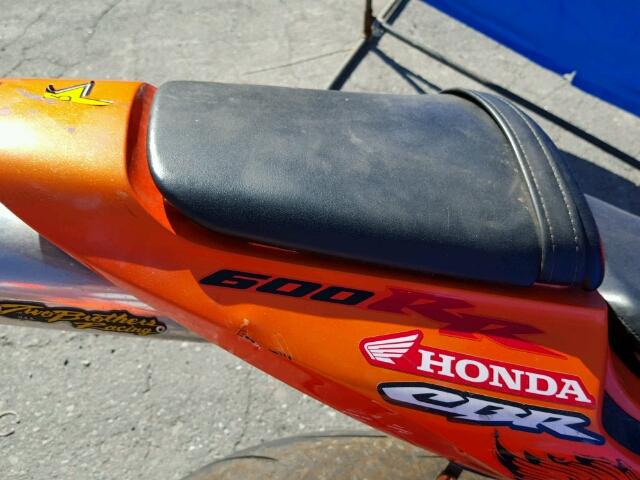 JH2PC37076M309132 - 2006 HONDA CBR600 RR ORANGE photo 6