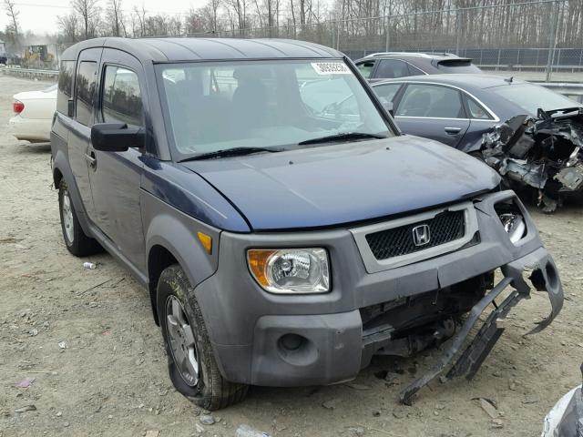 5J6YH28563L026090 - 2003 HONDA ELEMENT EX BLUE photo 1