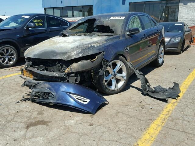 1FAHP2KT5BG135721 - 2011 FORD TAURUS SHO BLUE photo 2