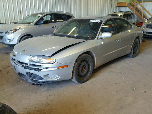 1G3GS64C414125030 - 2001 OLDSMOBILE AURORA 4.0 SILVER photo 2