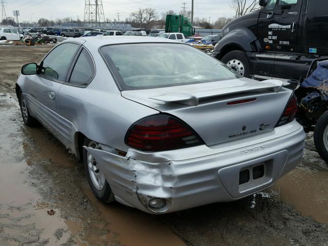 1G2NE12T81M682127 - 2001 PONTIAC GRAND AM S Gümüş foto 3