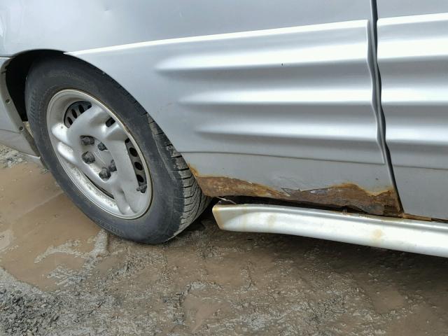 1G2NE12T81M682127 - 2001 PONTIAC GRAND AM S Gümüş foto 9