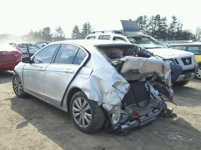 1HGCP2F84CA076404 - 2012 HONDA ACCORD EXL SILVER photo 3