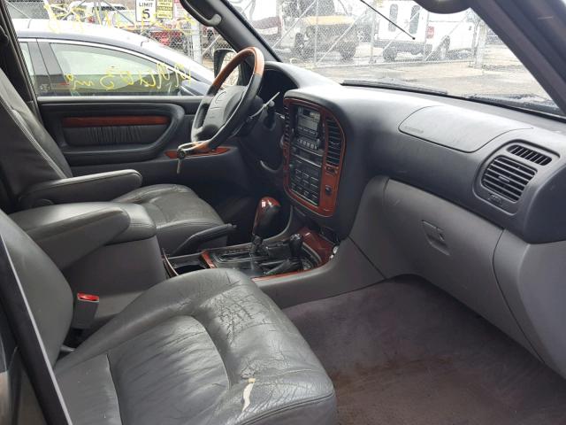 JT6HT00W9Y0122941 - 2000 LEXUS LX 470 GRAY photo 5