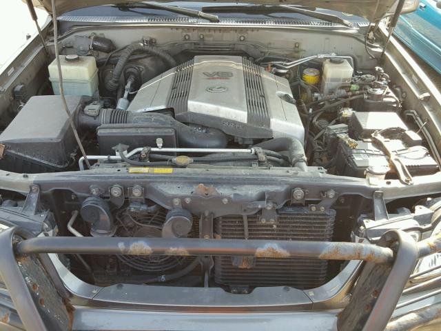 JT6HT00W9Y0122941 - 2000 LEXUS LX 470 GRAY photo 7