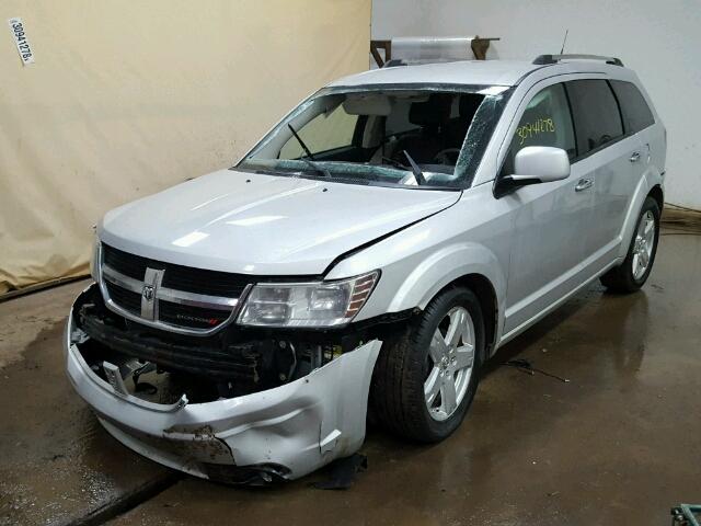 3D4PH6FV7AT227691 - 2010 DODGE JOURNEY R/ SILVER photo 2