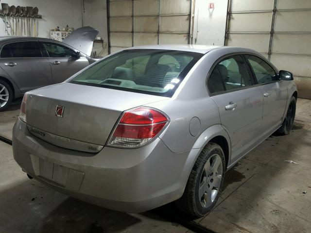 1G8ZS57N48F160823 - 2008 SATURN AURA XE SILVER photo 4